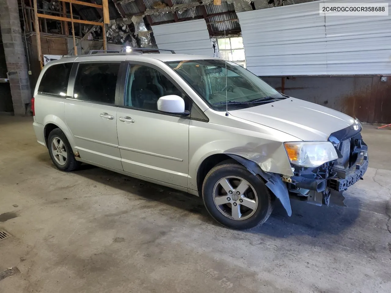 2012 Dodge Grand Caravan Sxt VIN: 2C4RDGCG0CR358688 Lot: 56959334