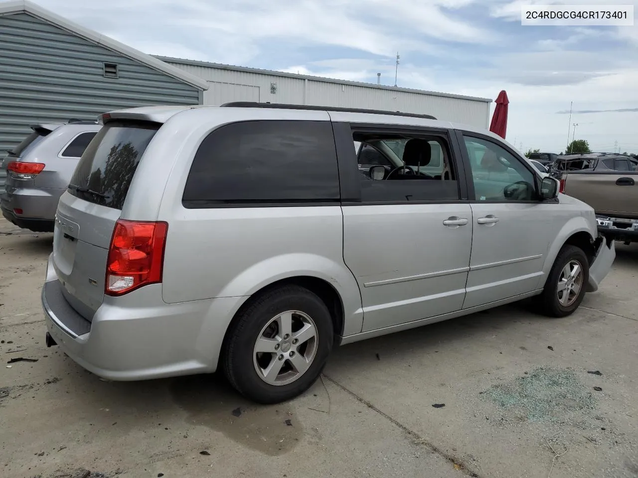 2012 Dodge Grand Caravan Sxt VIN: 2C4RDGCG4CR173401 Lot: 57267684