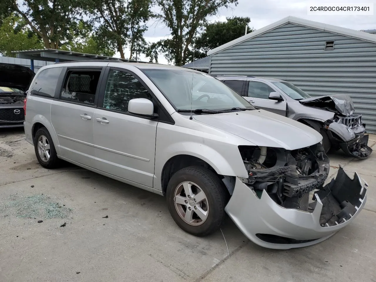 2012 Dodge Grand Caravan Sxt VIN: 2C4RDGCG4CR173401 Lot: 57267684