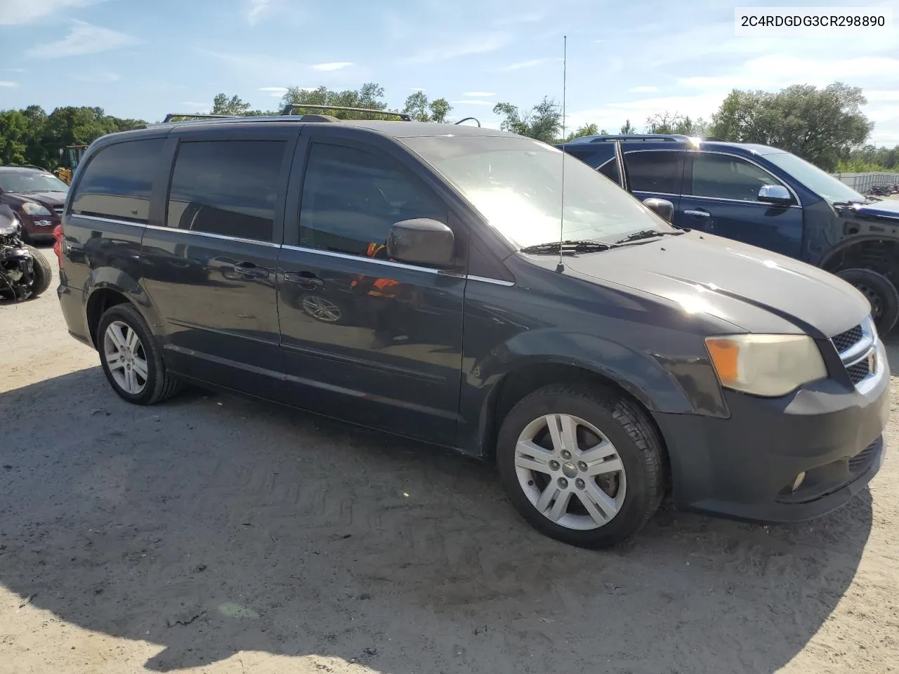 2C4RDGDG3CR298890 2012 Dodge Grand Caravan Crew