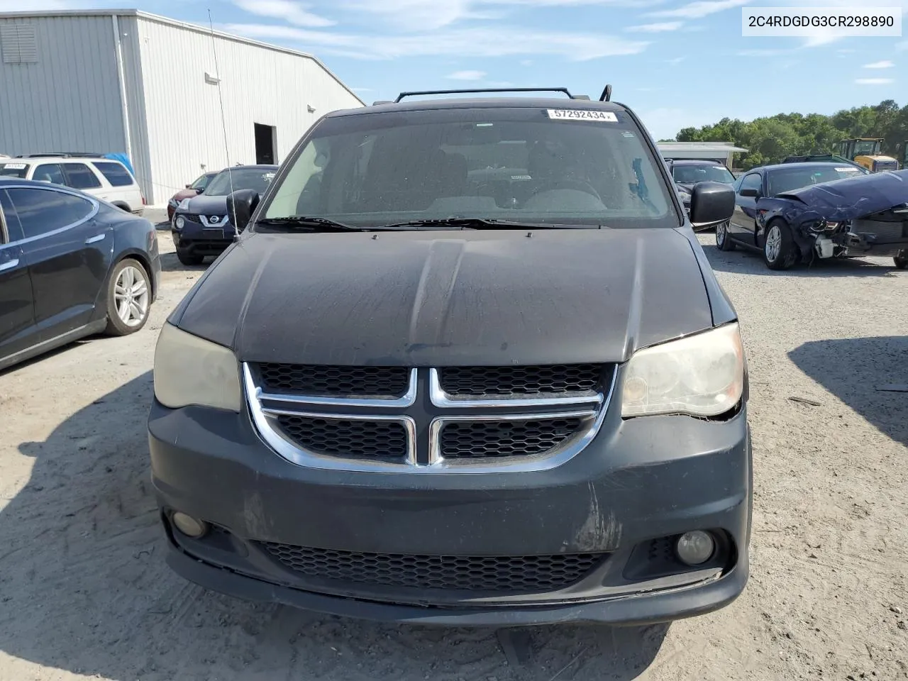 2012 Dodge Grand Caravan Crew VIN: 2C4RDGDG3CR298890 Lot: 57292434