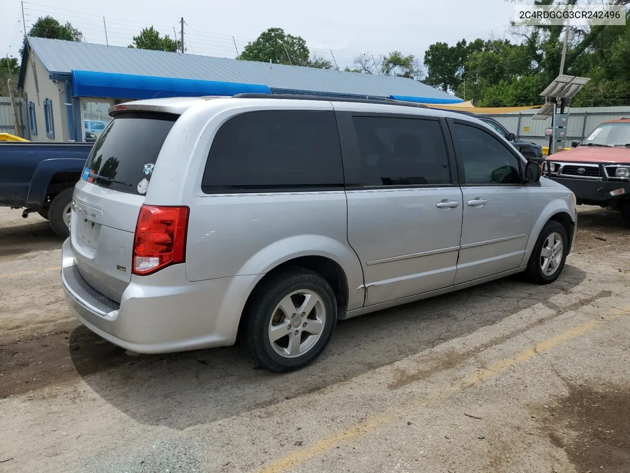 2012 Dodge Grand Caravan Sxt VIN: 2C4RDGCG3CR242496 Lot: 57576314