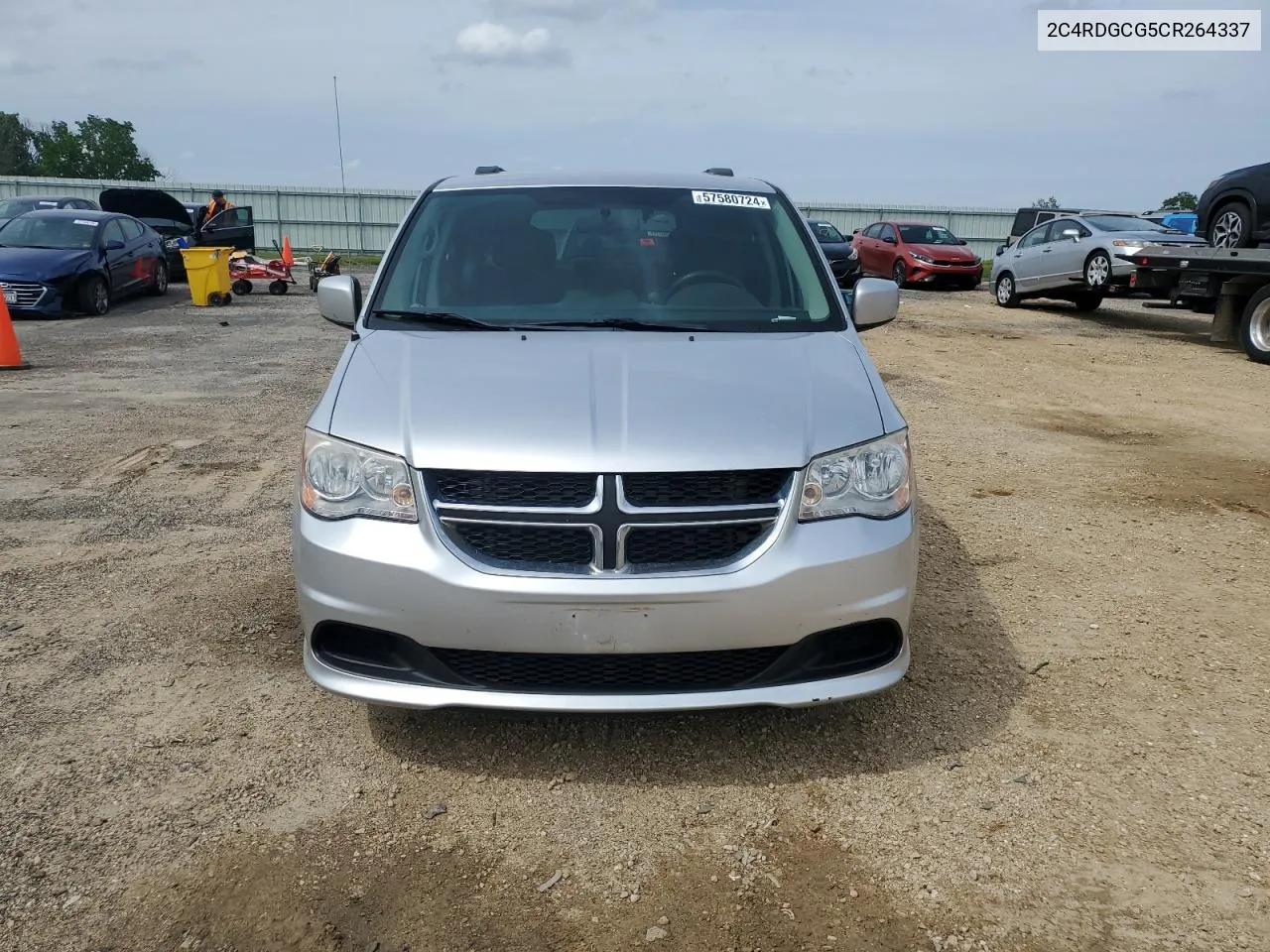 2012 Dodge Grand Caravan Sxt VIN: 2C4RDGCG5CR264337 Lot: 57580724