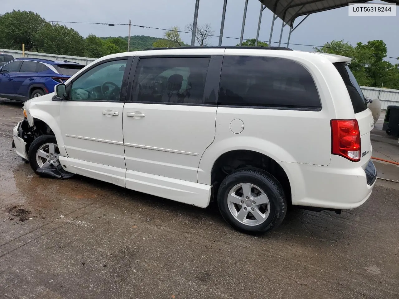 2012 Dodge Grand Caravan Sxt VIN: L0T56318244 Lot: 57727134