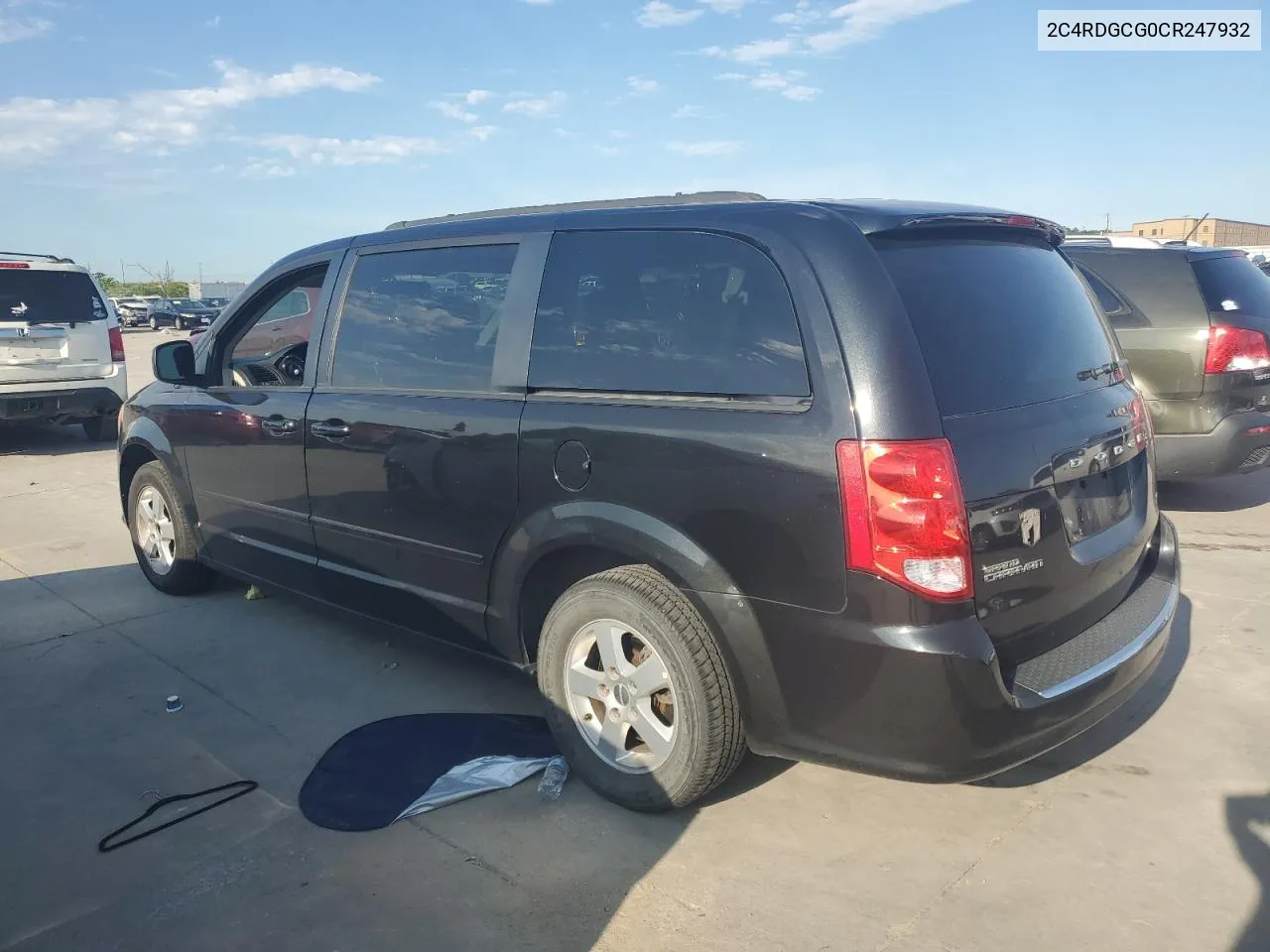 2C4RDGCG0CR247932 2012 Dodge Grand Caravan Sxt