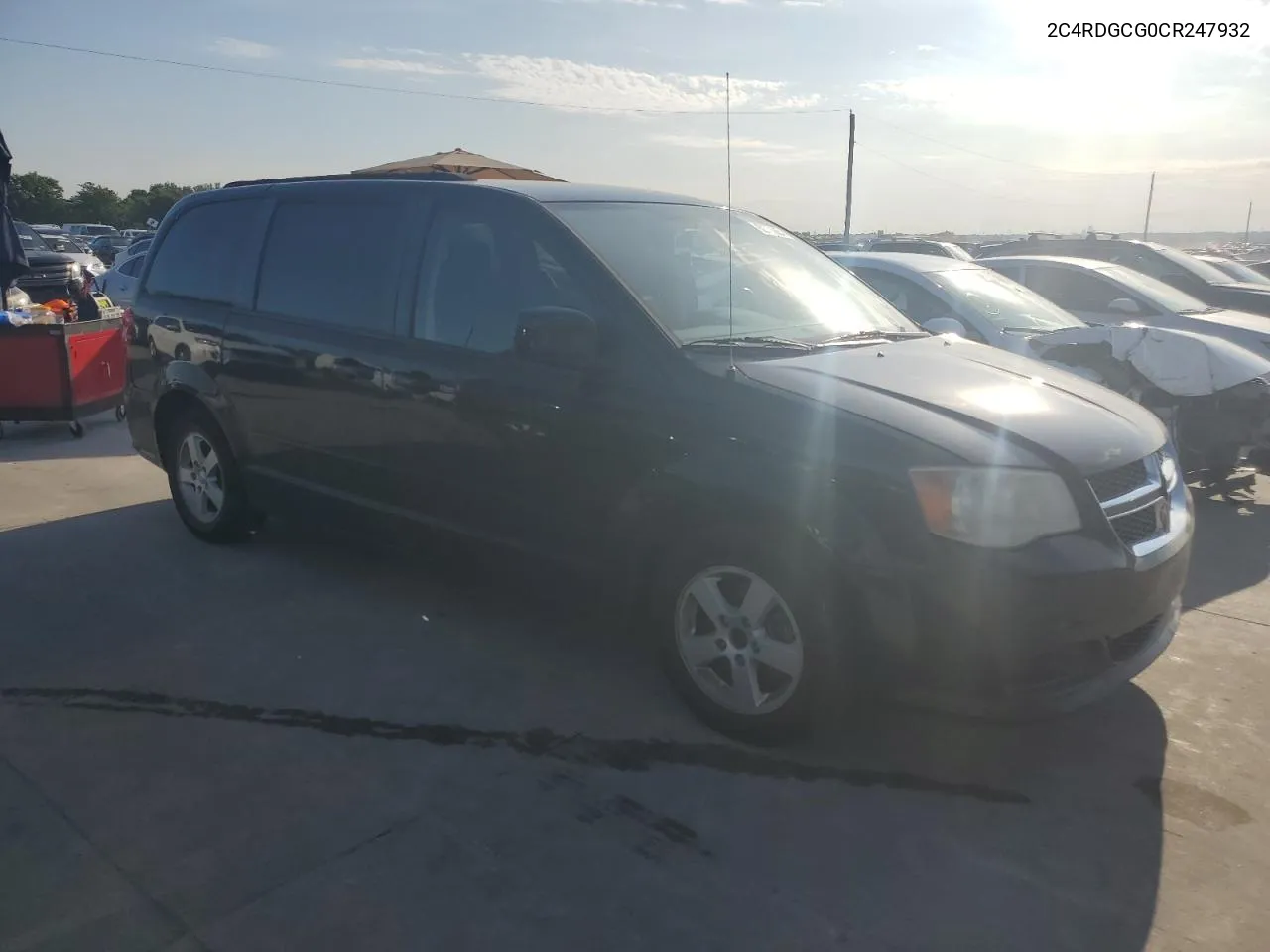 2012 Dodge Grand Caravan Sxt VIN: 2C4RDGCG0CR247932 Lot: 58061854