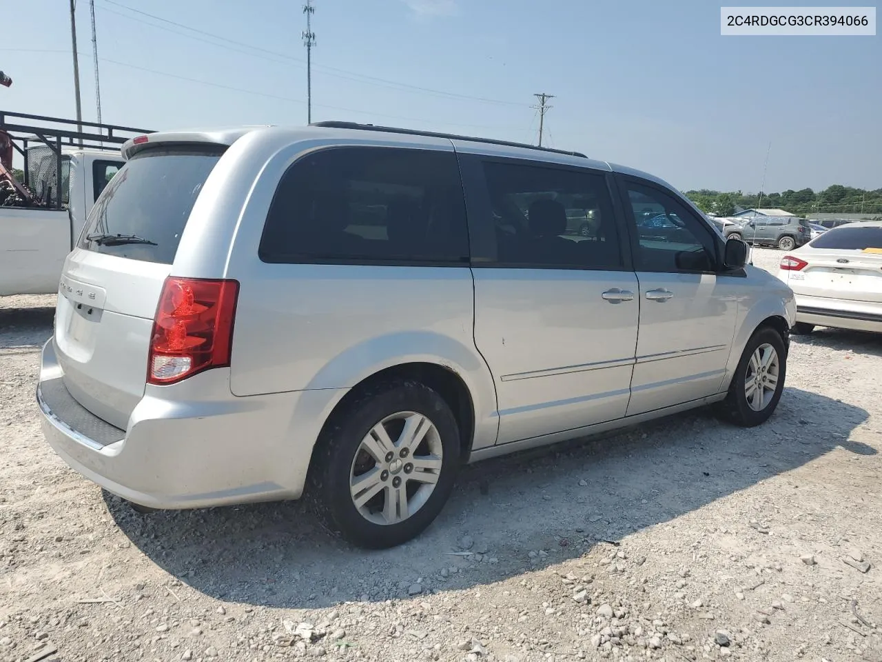 2C4RDGCG3CR394066 2012 Dodge Grand Caravan Sxt