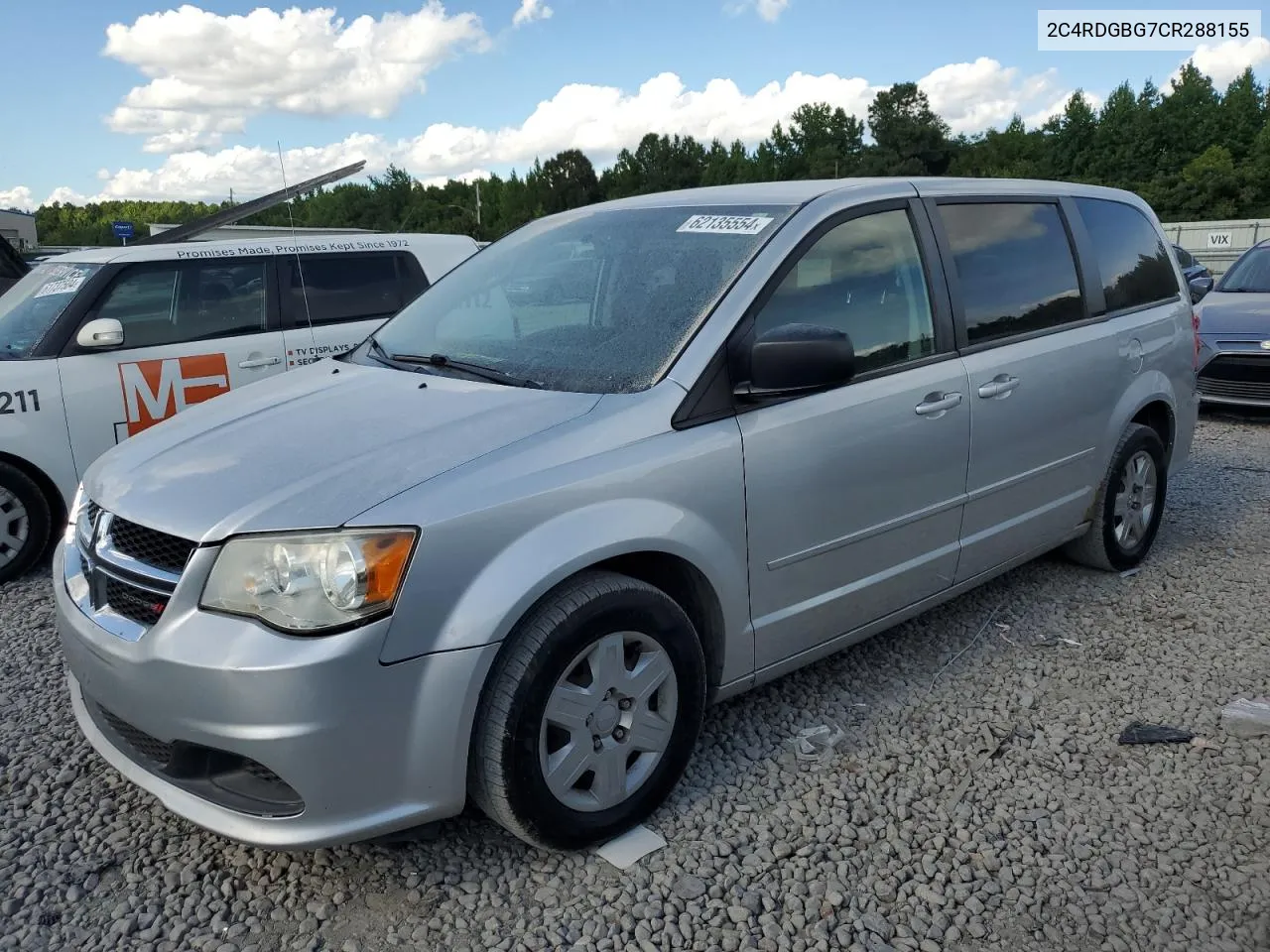 2C4RDGBG7CR288155 2012 Dodge Grand Caravan Se