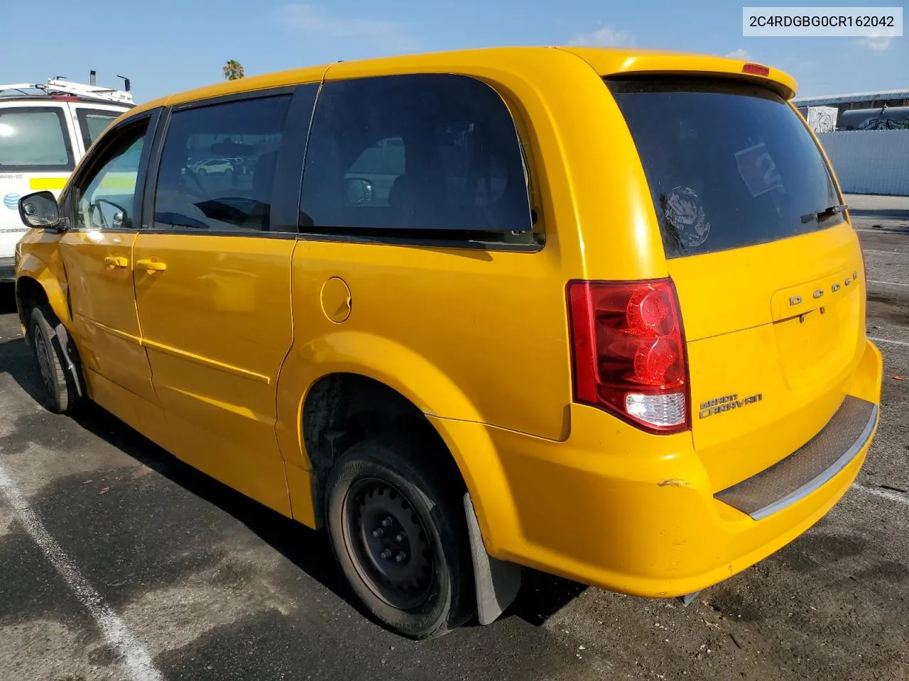 2012 Dodge Grand Caravan Se VIN: 2C4RDGBG0CR162042 Lot: 63674084