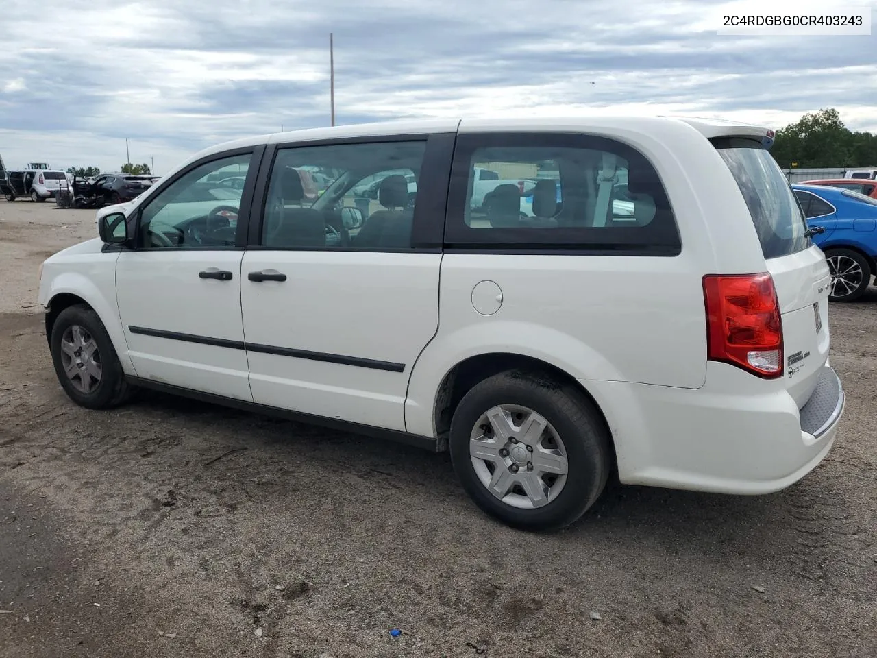 2012 Dodge Grand Caravan Se VIN: 2C4RDGBG0CR403243 Lot: 63793204