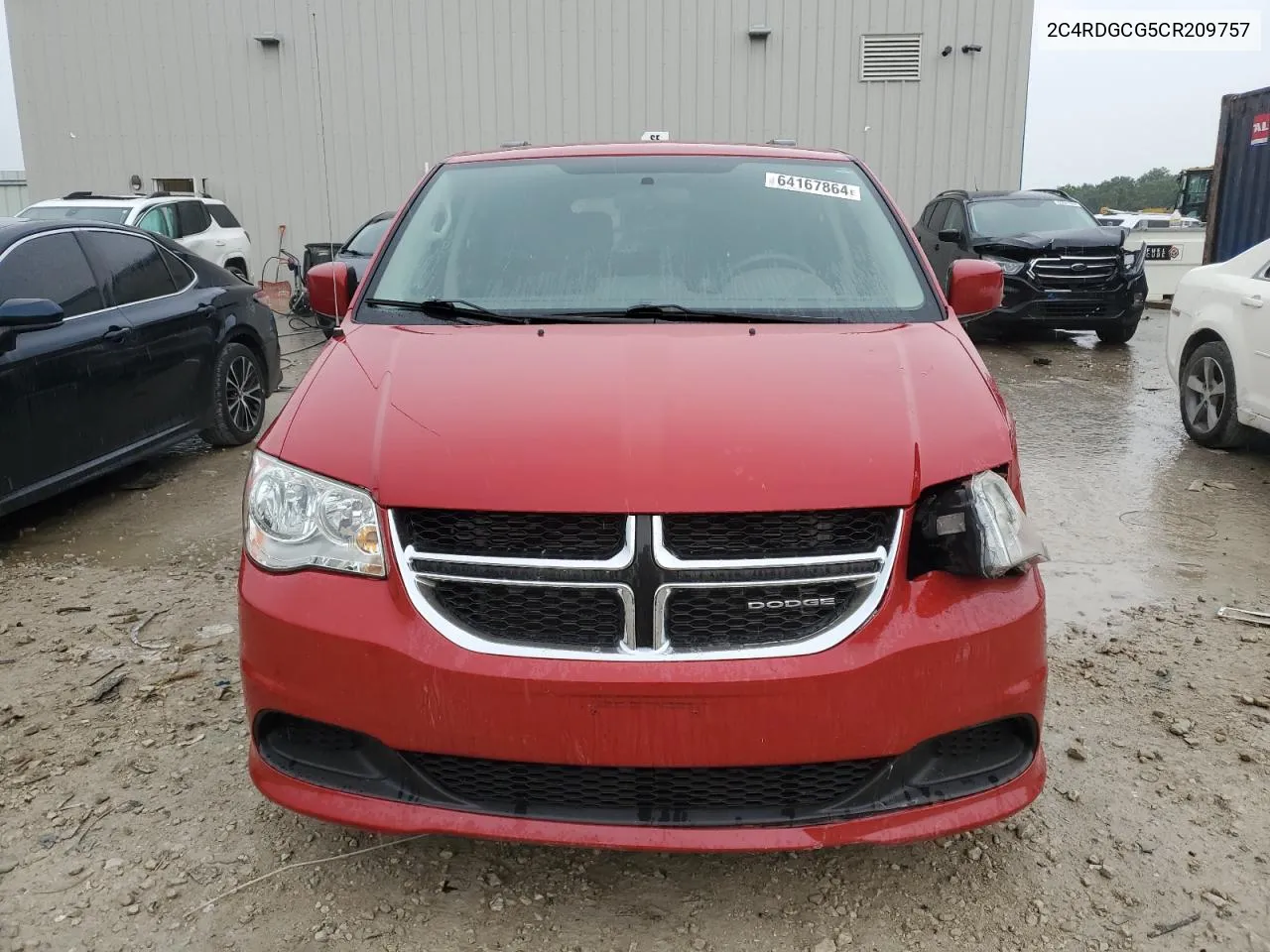 2012 Dodge Grand Caravan Sxt VIN: 2C4RDGCG5CR209757 Lot: 64167864