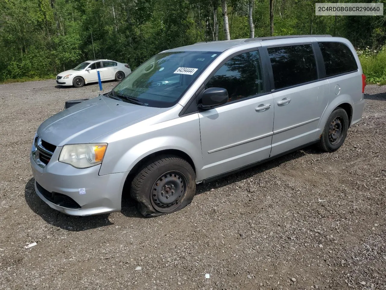 2C4RDGBG8CR290660 2012 Dodge Grand Caravan Se