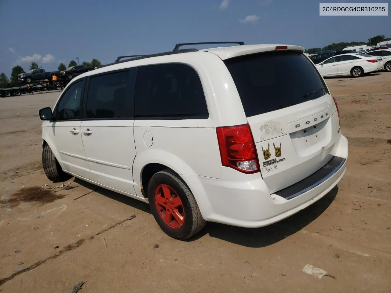 2012 Dodge Grand Caravan Sxt VIN: 2C4RDGCG4CR310255 Lot: 64422774