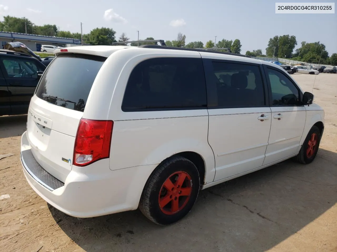 2012 Dodge Grand Caravan Sxt VIN: 2C4RDGCG4CR310255 Lot: 64422774