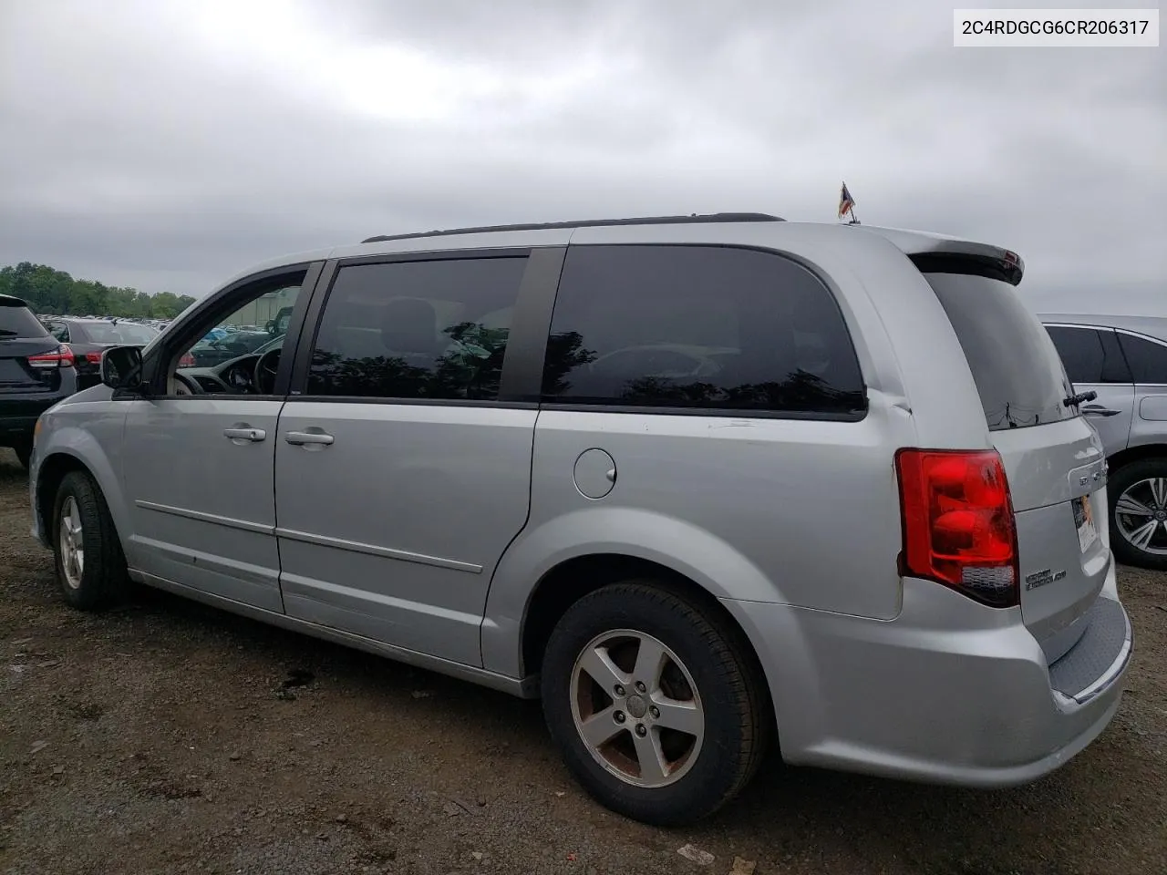 2012 Dodge Grand Caravan Sxt VIN: 2C4RDGCG6CR206317 Lot: 64488504