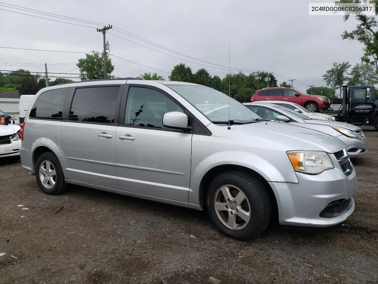 2012 Dodge Grand Caravan Sxt VIN: 2C4RDGCG6CR206317 Lot: 64488504