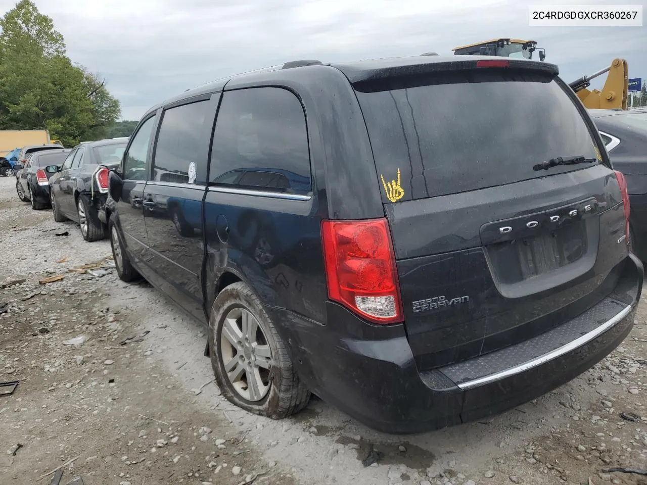 2C4RDGDGXCR360267 2012 Dodge Grand Caravan Crew