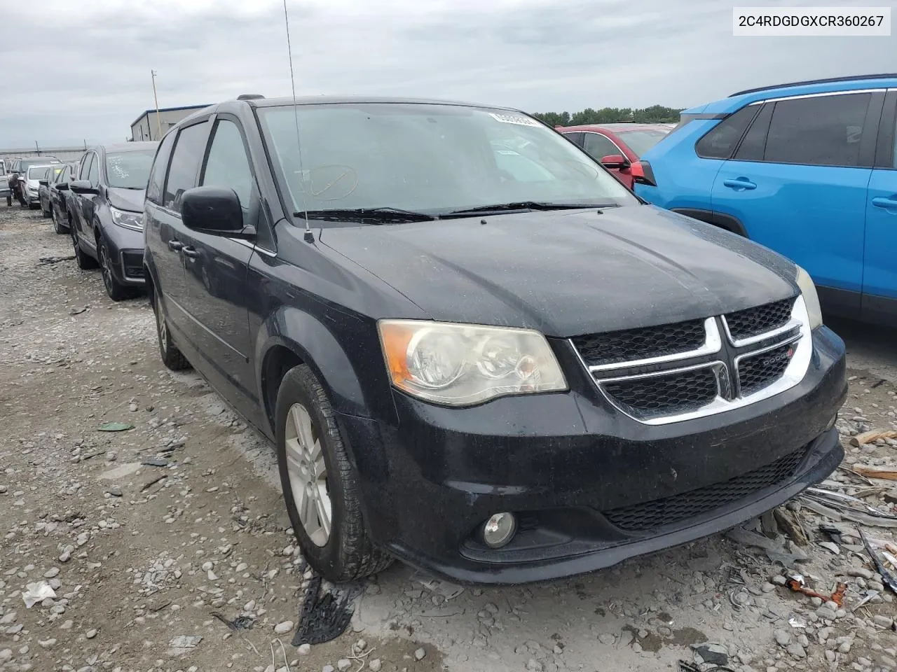 2012 Dodge Grand Caravan Crew VIN: 2C4RDGDGXCR360267 Lot: 65059594