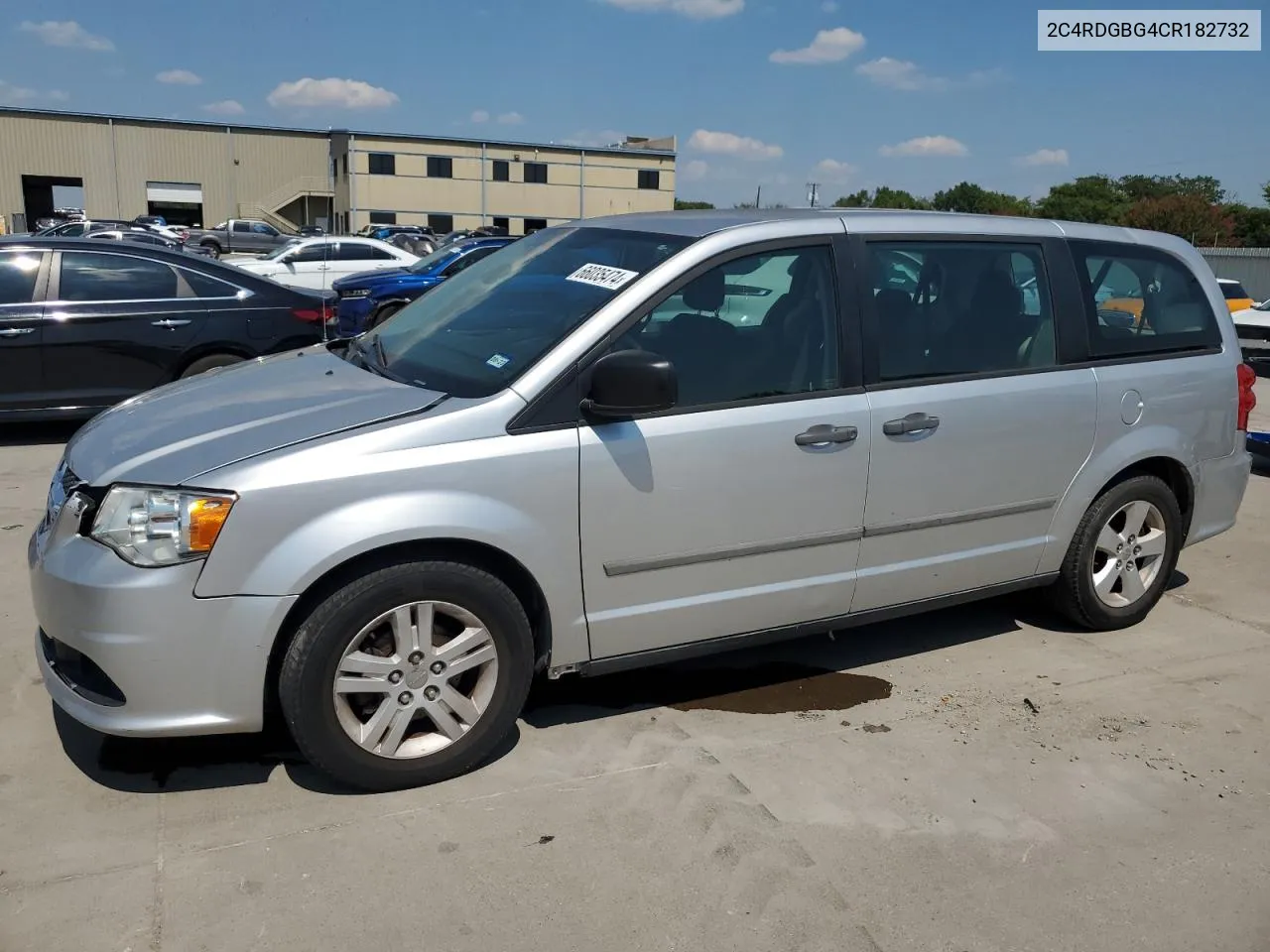 2012 Dodge Grand Caravan Se VIN: 2C4RDGBG4CR182732 Lot: 66035474