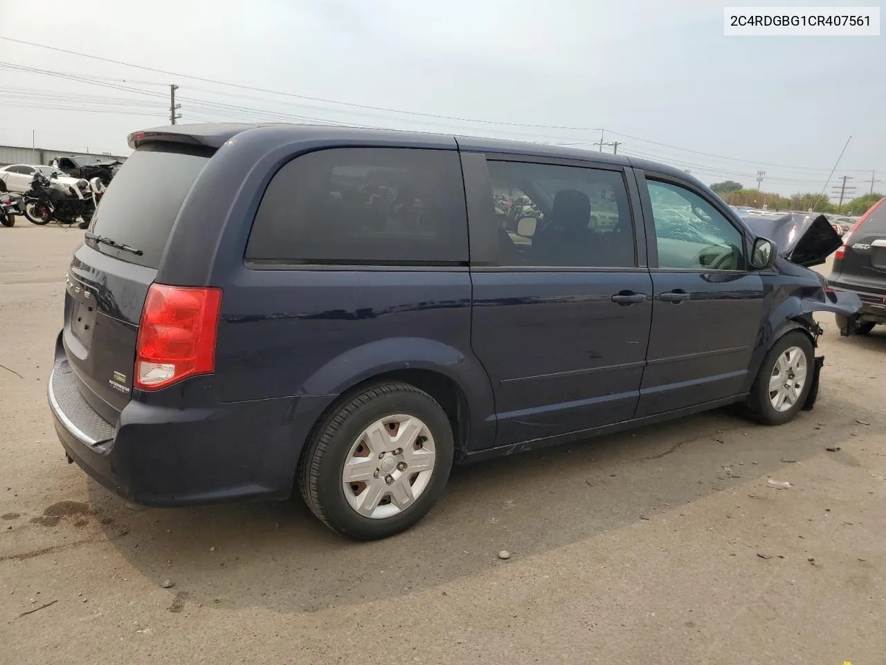 2012 Dodge Grand Caravan Se VIN: 2C4RDGBG1CR407561 Lot: 66199484