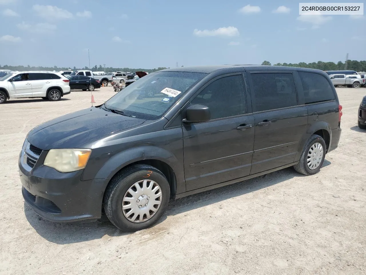 2C4RDGBG0CR153227 2012 Dodge Grand Caravan Se