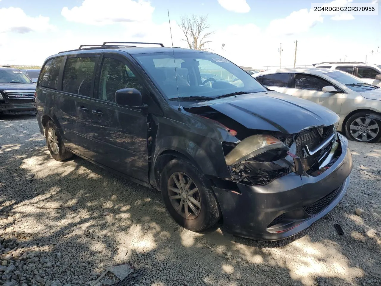 2012 Dodge Grand Caravan Se VIN: 2C4RDGBG2CR370956 Lot: 67143934