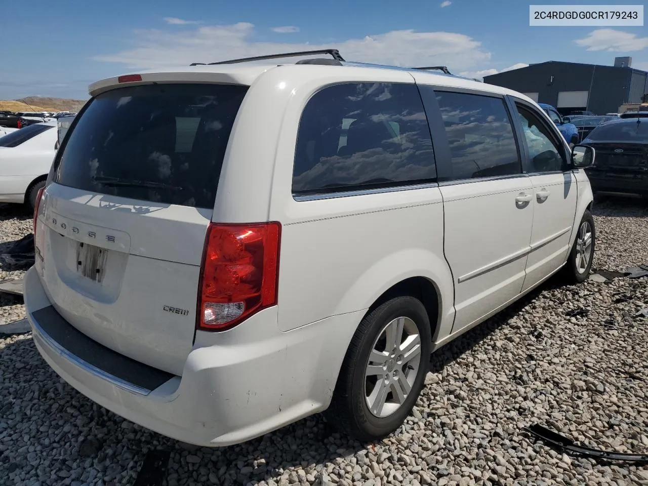 2C4RDGDG0CR179243 2012 Dodge Grand Caravan Crew