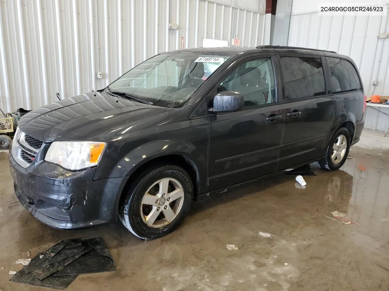 2012 Dodge Grand Caravan Sxt VIN: 2C4RDGCG5CR246923 Lot: 67169714