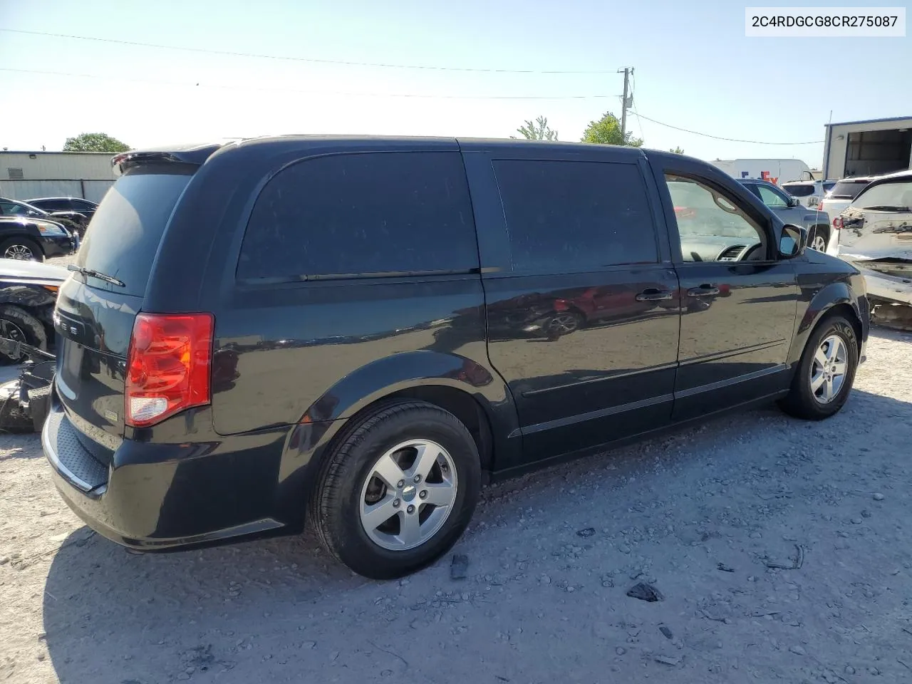 2012 Dodge Grand Caravan Sxt VIN: 2C4RDGCG8CR275087 Lot: 67786764