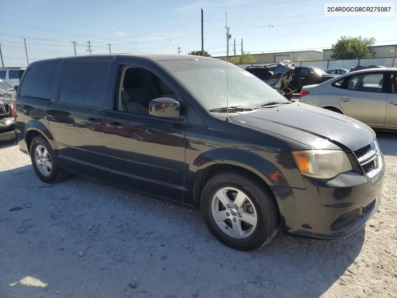 2012 Dodge Grand Caravan Sxt VIN: 2C4RDGCG8CR275087 Lot: 67786764