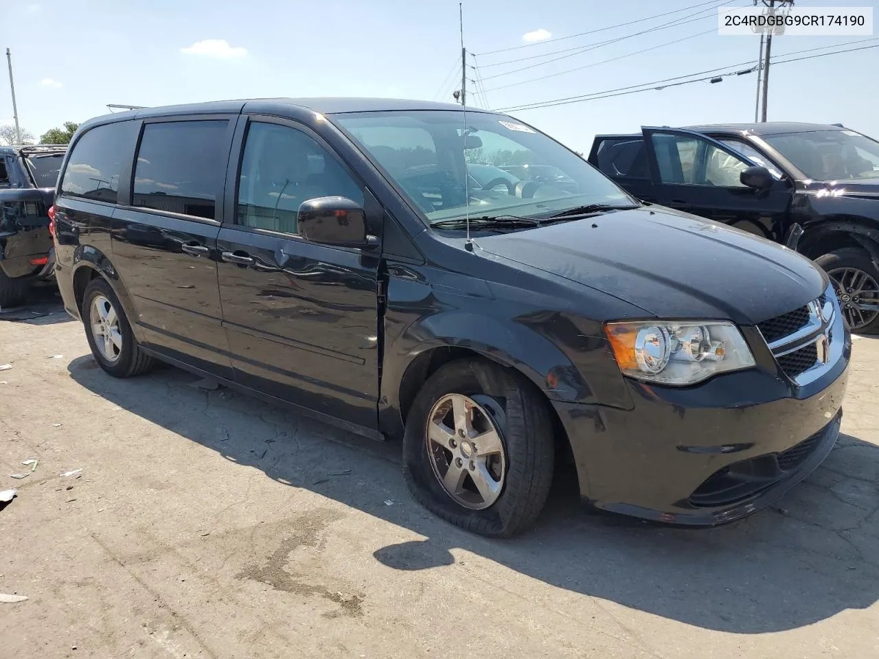 2012 Dodge Grand Caravan Se VIN: 2C4RDGBG9CR174190 Lot: 68927704