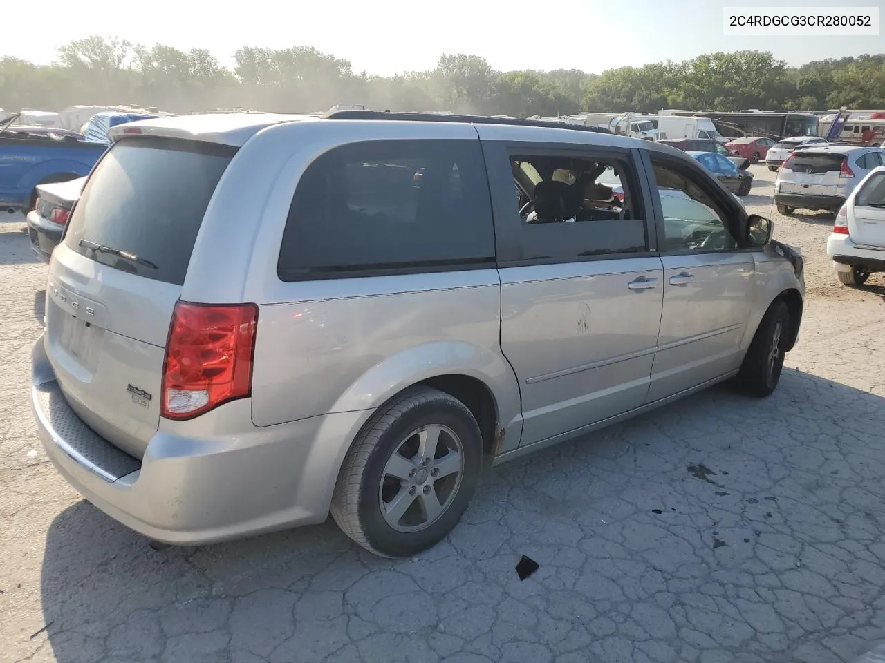 2012 Dodge Grand Caravan Sxt VIN: 2C4RDGCG3CR280052 Lot: 69214634