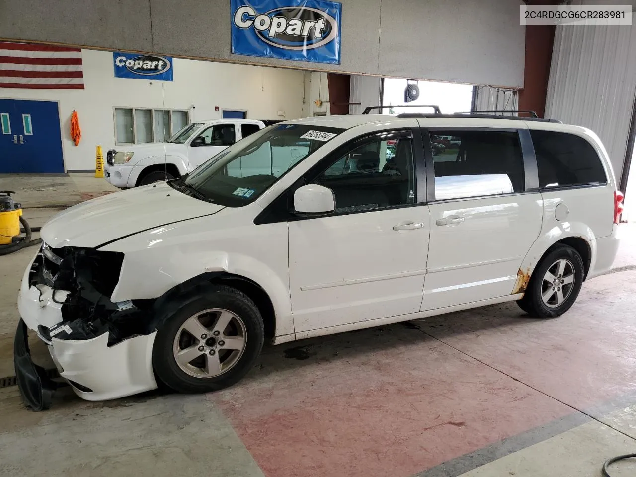 2012 Dodge Grand Caravan Sxt VIN: 2C4RDGCG6CR283981 Lot: 69268344