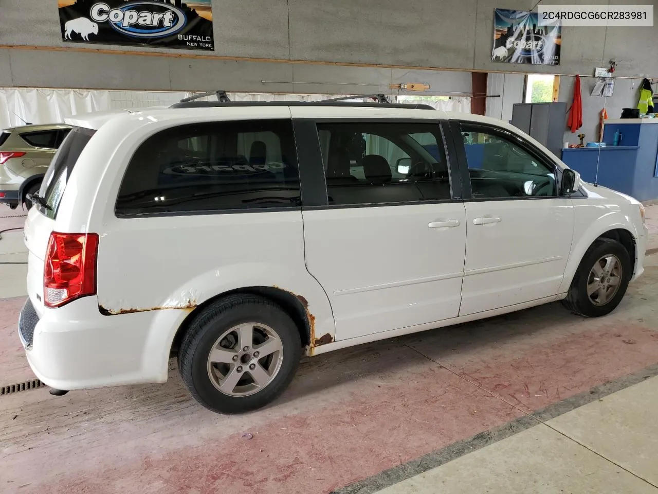 2012 Dodge Grand Caravan Sxt VIN: 2C4RDGCG6CR283981 Lot: 69268344