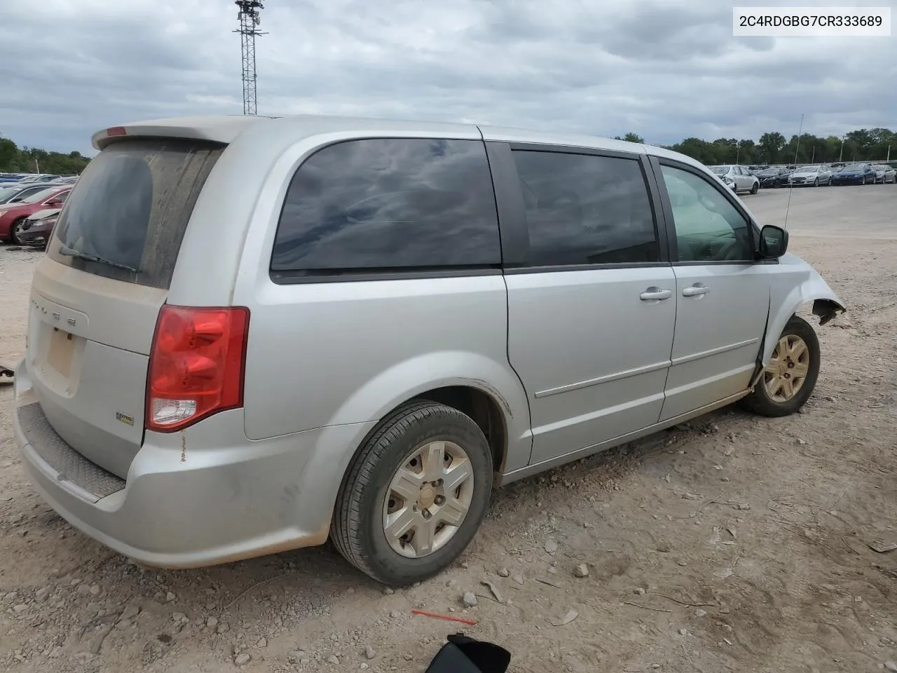 2012 Dodge Grand Caravan Se VIN: 2C4RDGBG7CR333689 Lot: 69391474