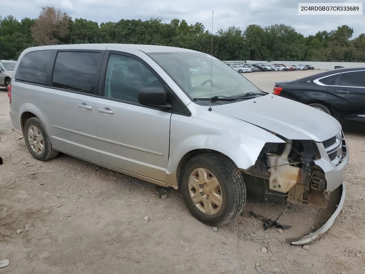 2012 Dodge Grand Caravan Se VIN: 2C4RDGBG7CR333689 Lot: 69391474