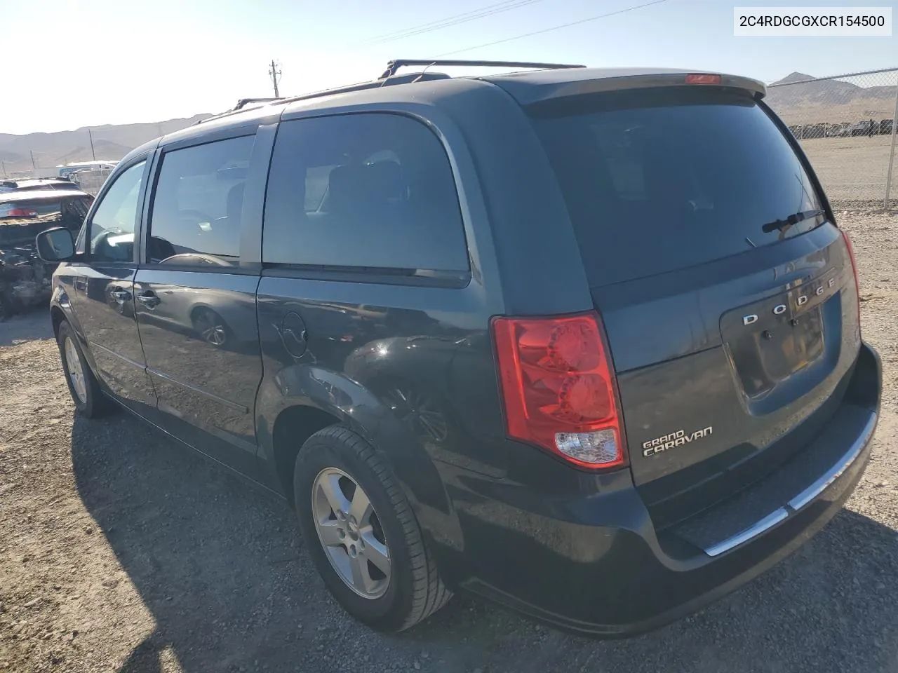 2C4RDGCGXCR154500 2012 Dodge Grand Caravan Sxt