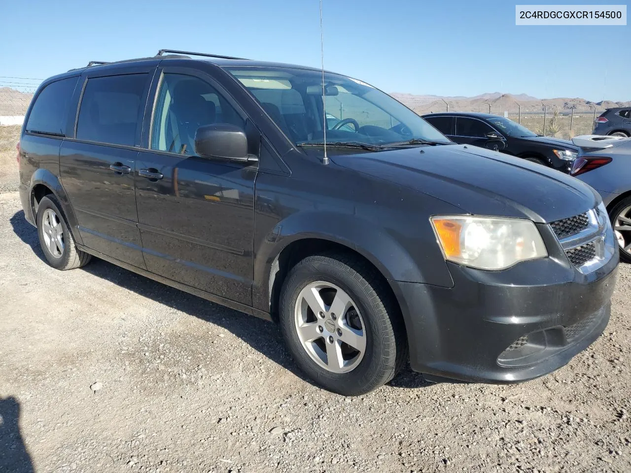 2C4RDGCGXCR154500 2012 Dodge Grand Caravan Sxt