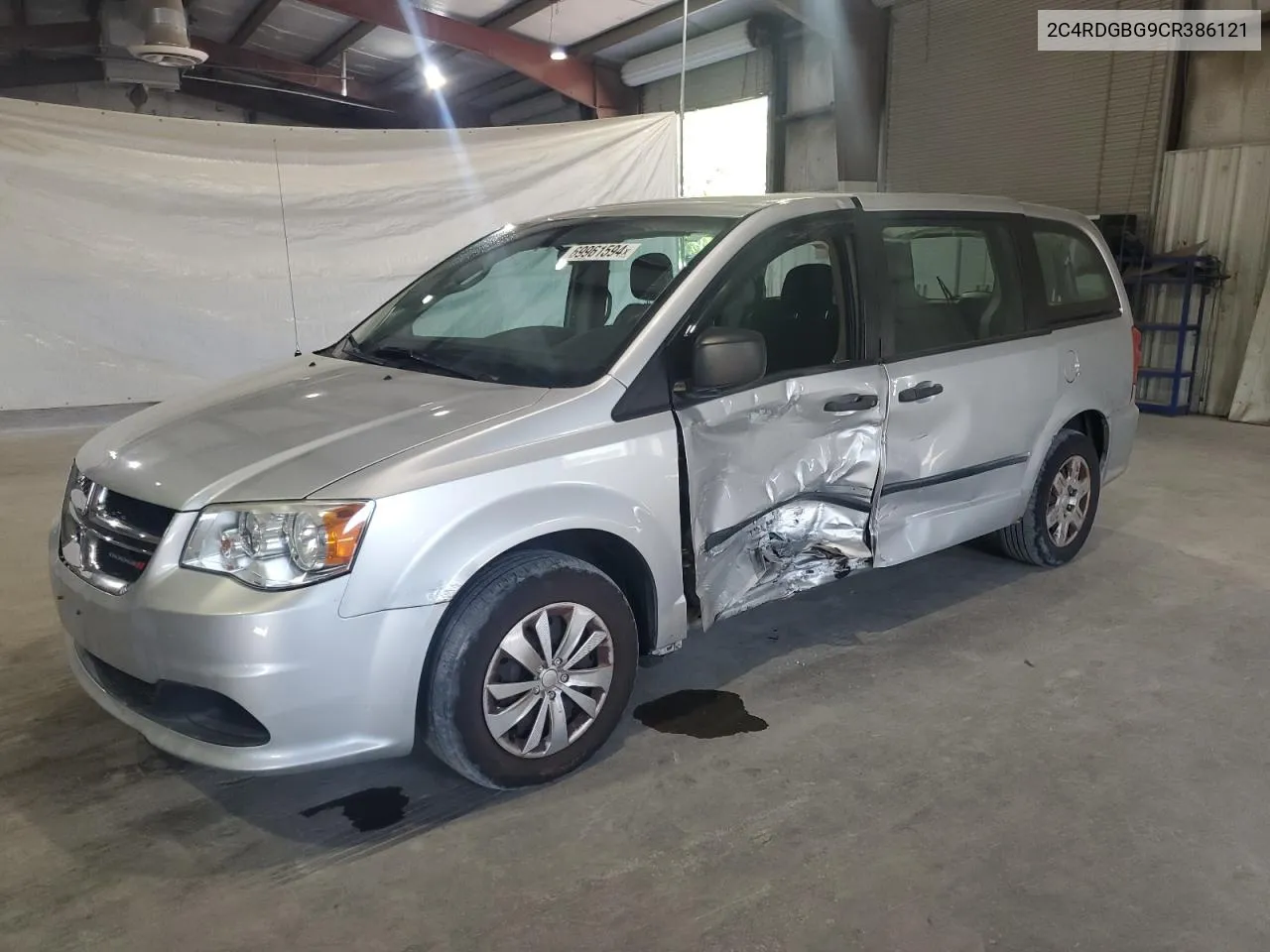 2012 Dodge Grand Caravan Se VIN: 2C4RDGBG9CR386121 Lot: 69961594