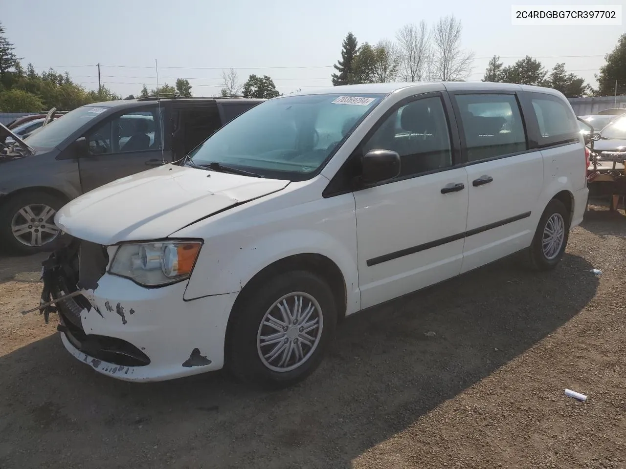 2C4RDGBG7CR397702 2012 Dodge Grand Caravan Se