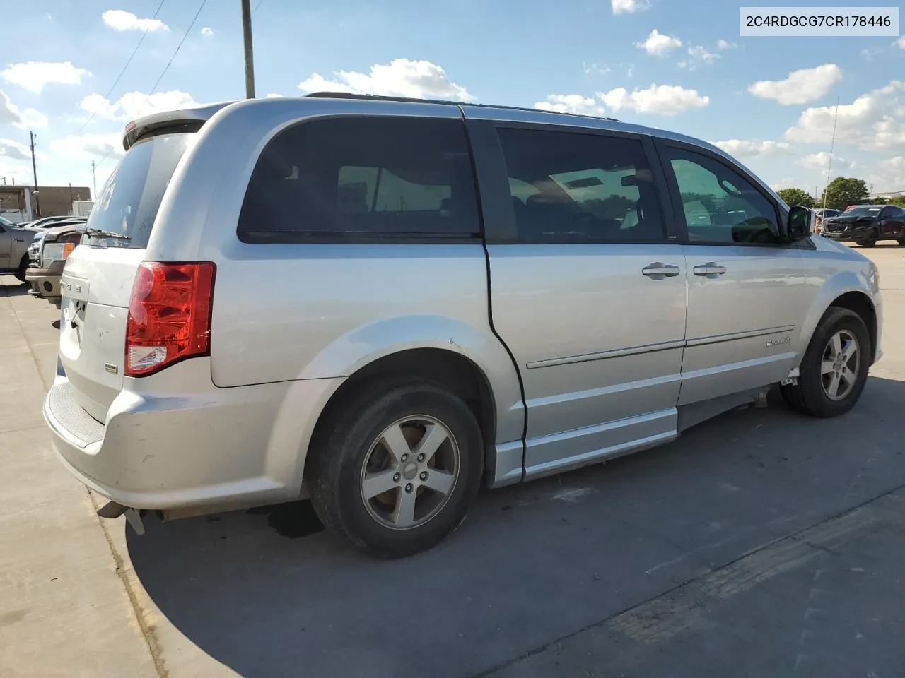 2C4RDGCG7CR178446 2012 Dodge Grand Caravan Sxt