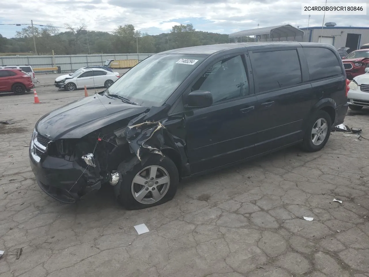 2012 Dodge Grand Caravan Se VIN: 2C4RDGBG9CR180846 Lot: 71465294