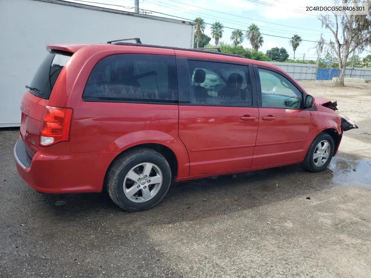 2012 Dodge Grand Caravan Sxt VIN: 2C4RDGCG5CR406301 Lot: 71591164