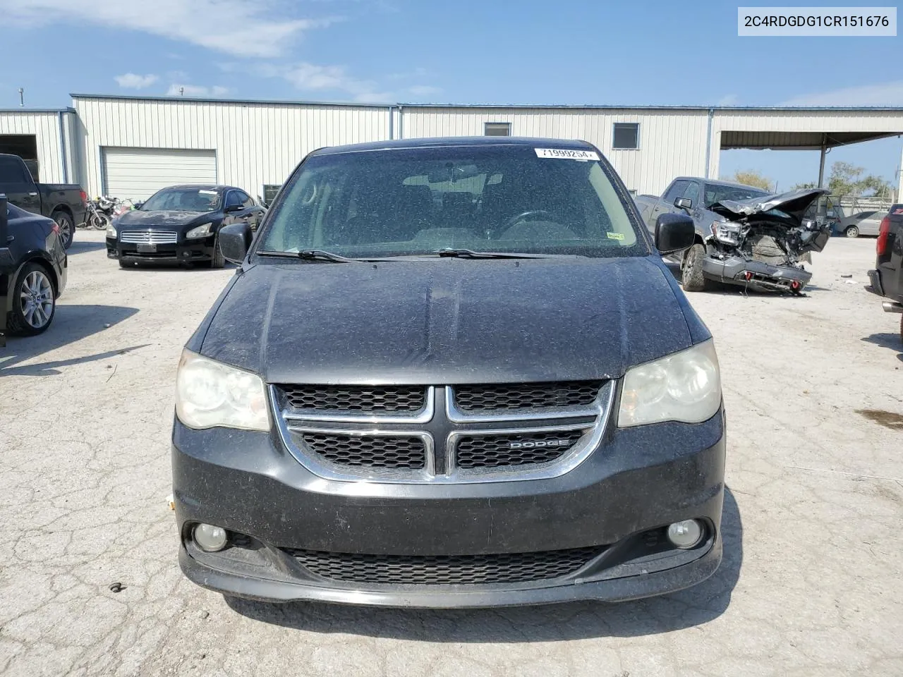 2012 Dodge Grand Caravan Crew VIN: 2C4RDGDG1CR151676 Lot: 71999254