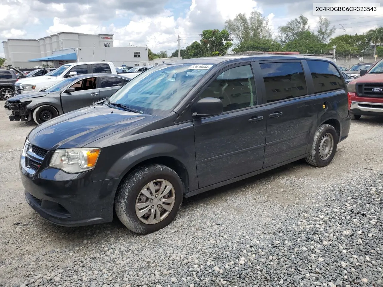 2C4RDGBG6CR323543 2012 Dodge Grand Caravan Se