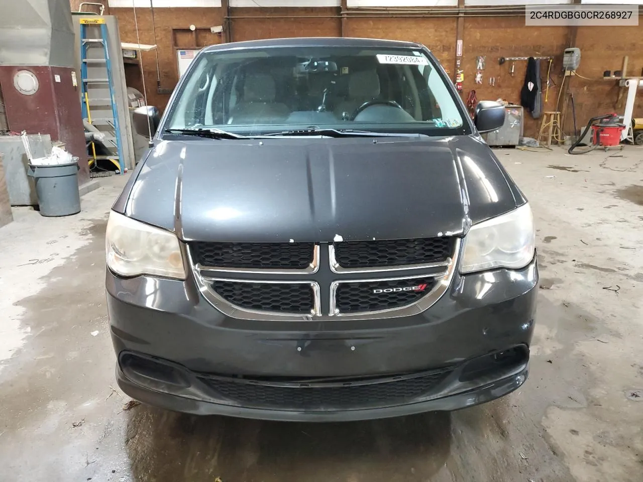 2012 Dodge Grand Caravan Se VIN: 2C4RDGBG0CR268927 Lot: 72392084