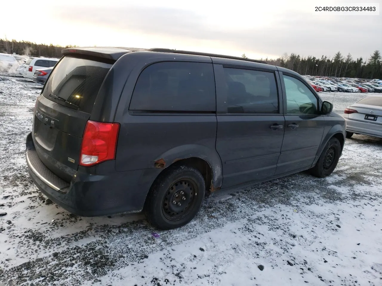 2012 Dodge Grand Caravan Se VIN: 2C4RDGBG3CR334483 Lot: 80944163