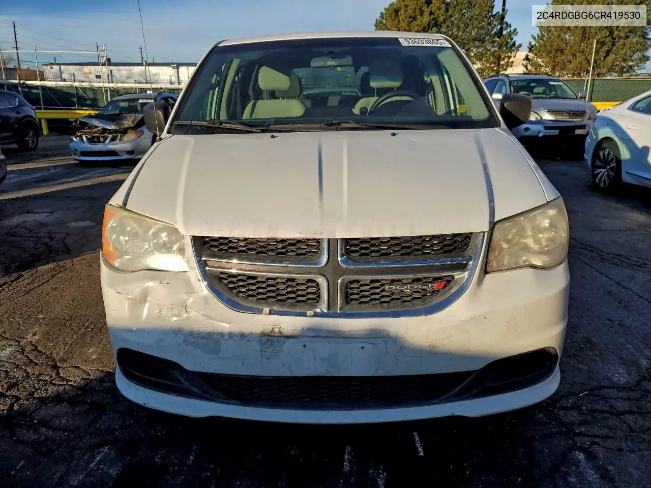 2C4RDGBG6CR419530 2012 Dodge Grand Caravan Se