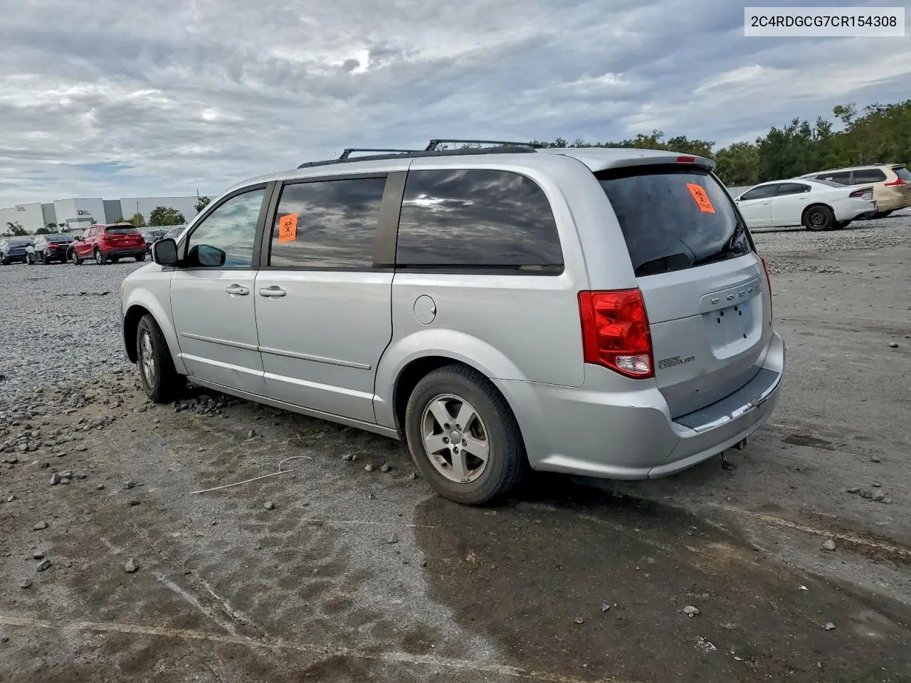2C4RDGCG7CR154308 2012 Dodge Grand Caravan Sxt