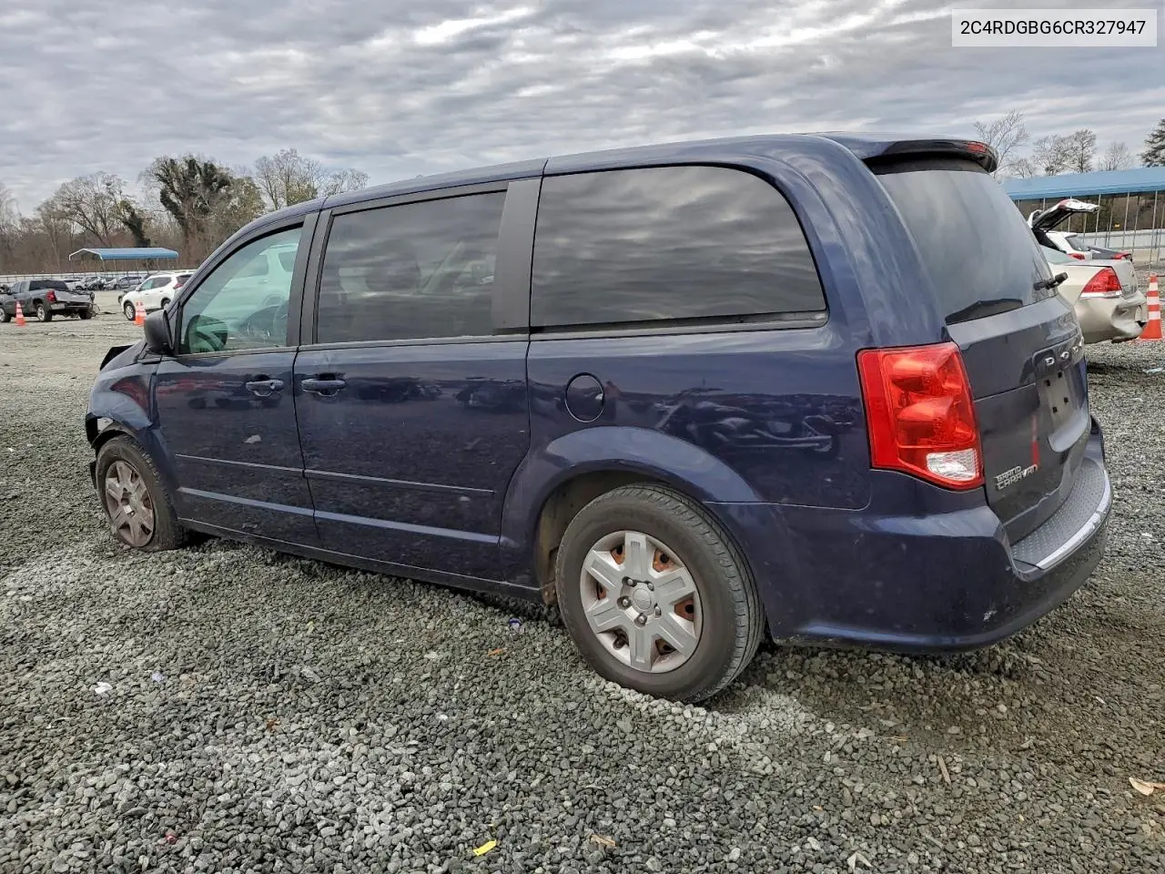 2C4RDGBG6CR327947 2012 Dodge Grand Caravan Se